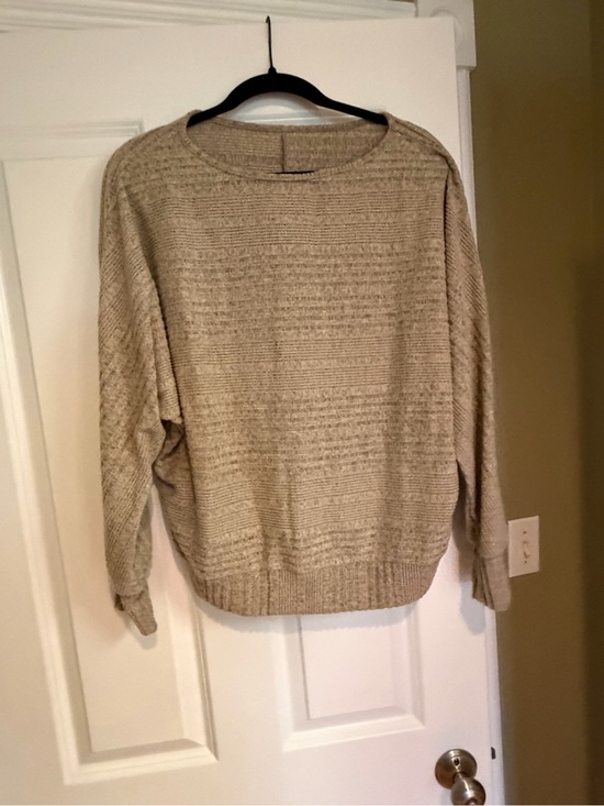 Sweaters - Beige Women's Textured Knit Sweater